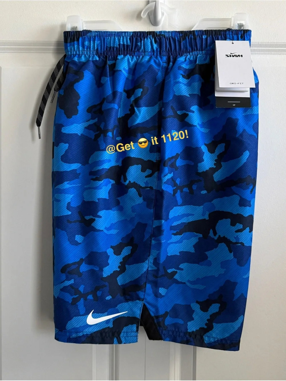Nike Swim Men’s Vital 9in Volley Beach Shorts NESS9423-489 Obsidian Size L